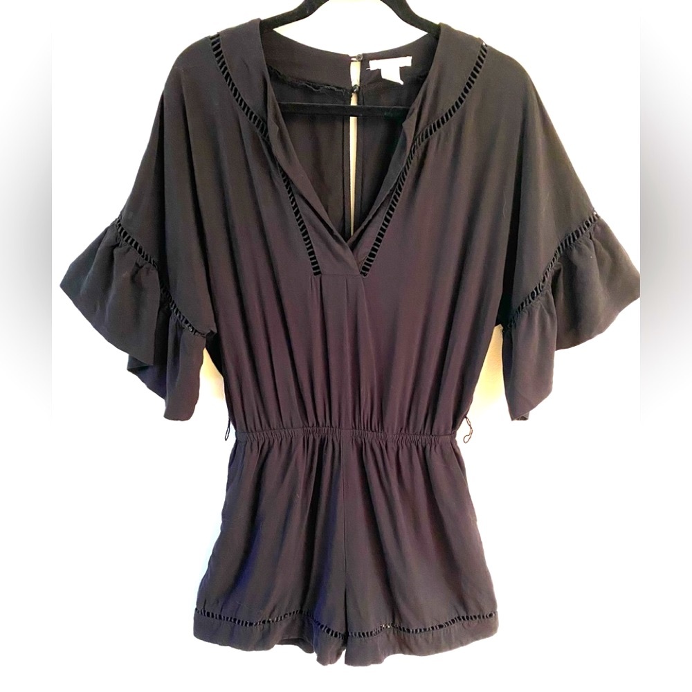 H&M black adorable romper size 4